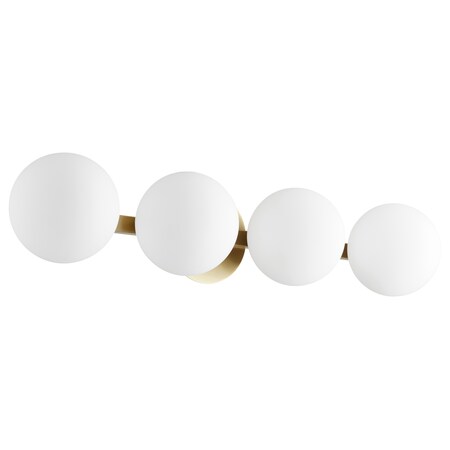 Quorum 4Lt Globe Vanity - Agb 539-4-80